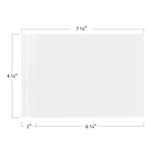 300 / 3 Packs) Ultra Pro 4x6 Sleeves for Photos, Cards Soft Crystal Clear  Poly