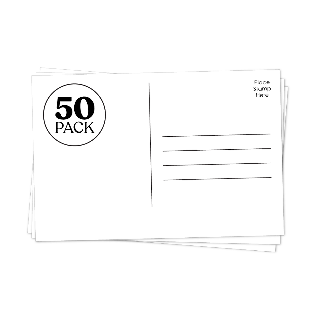  Blank Mailable Postcards Printable, 4x6, Heavy Duty