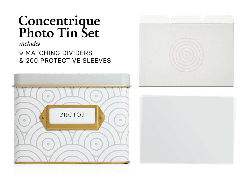 Photo Organizer Storage Box (Concentrique) – Jot & Mark