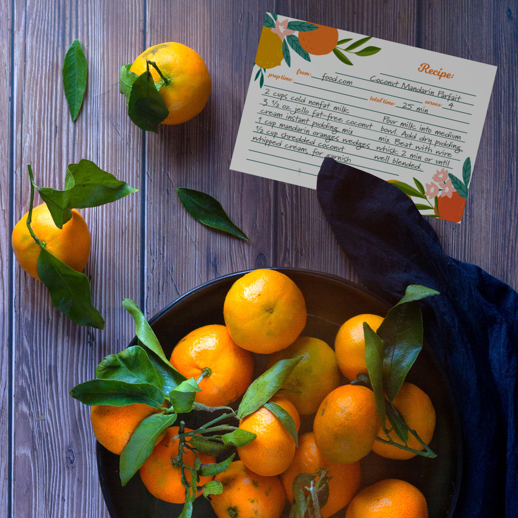 Recipe Cards (4x6) - Summer Citrus (Pack of 50) – Jot & Mark