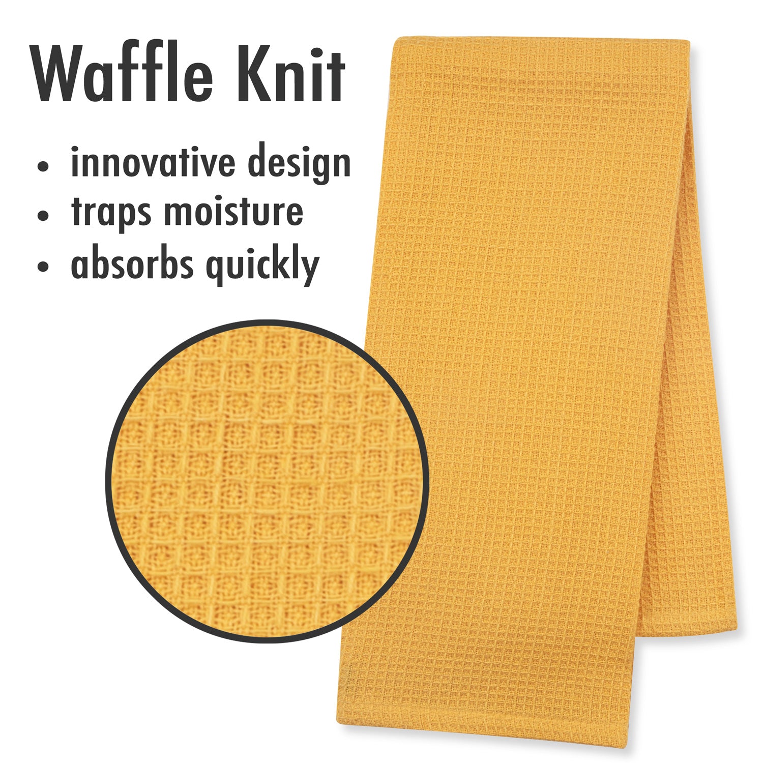 Now Designs Tic Tac Toe Lemon Yellow 100% Cotton Kitchen Dish Towels, Set  of 3 - Ralphs