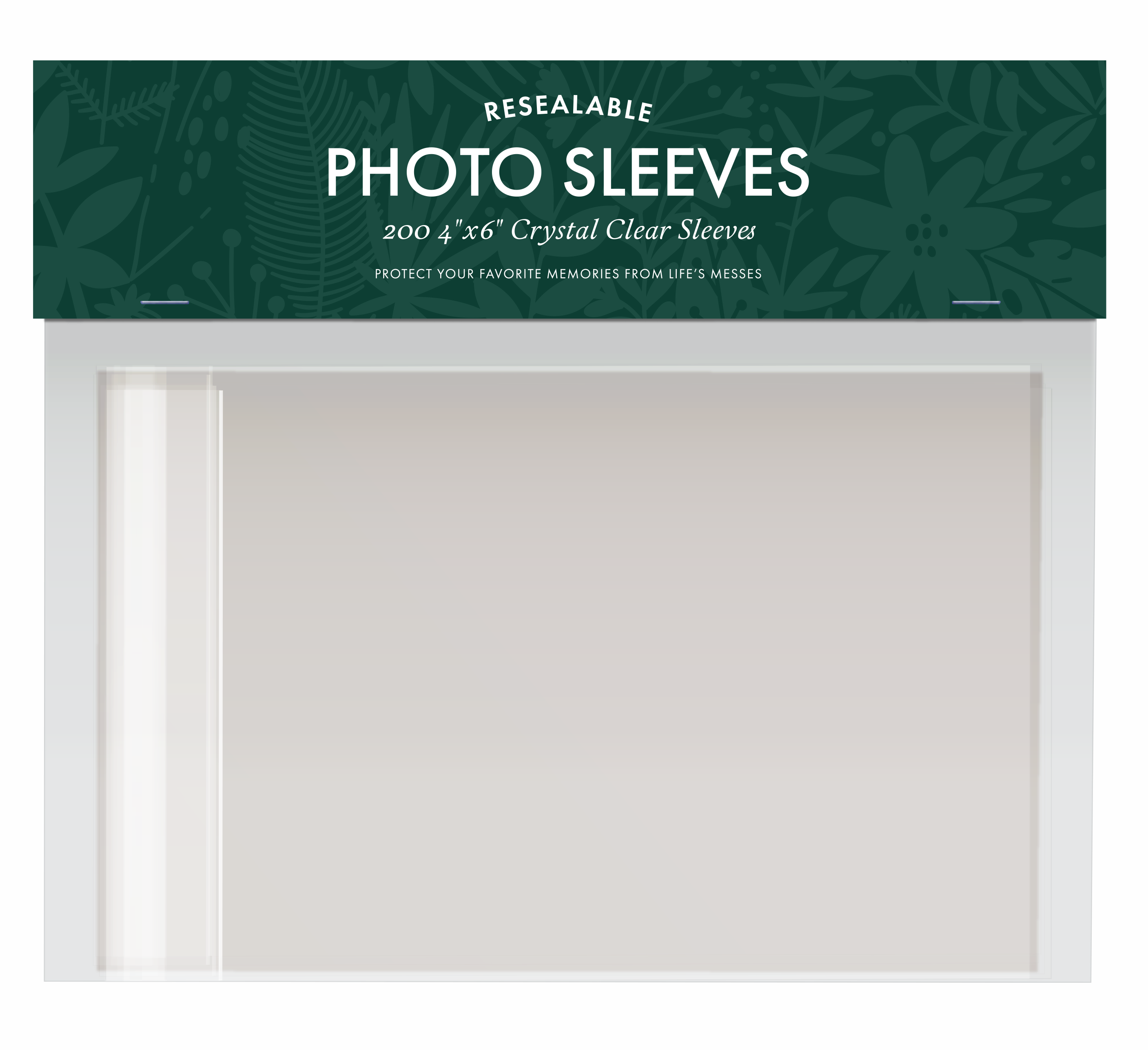 Clear Sleeves for 4x6 Open Envelope Style pk 10 (min 2 packs)