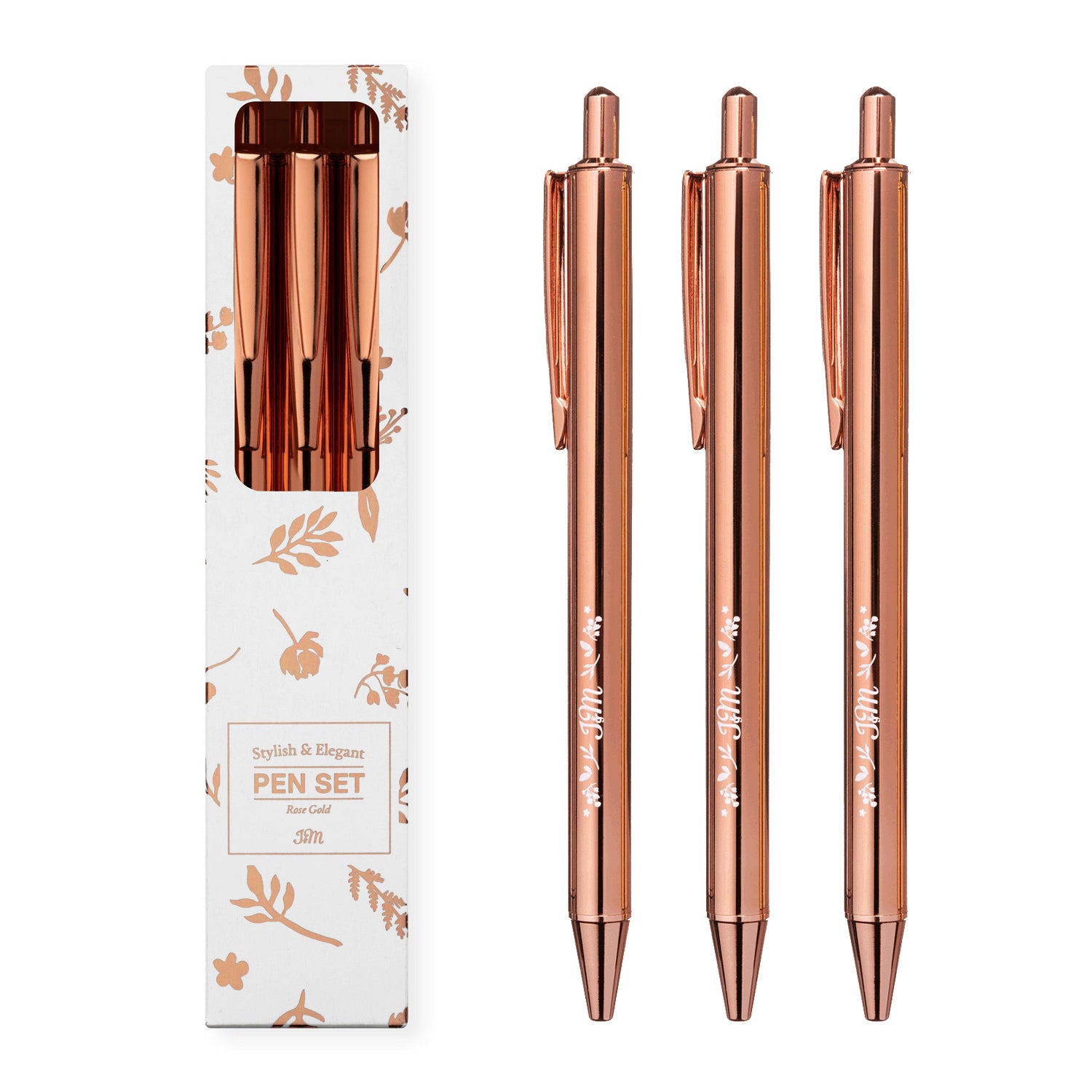 Juvale 12 Pack Ballpoint Rose Gold Pens For Women And Men, Business  Students, Teachers, Office Supplies, New Employee Welcome Gifts, Guestbook,  6.4 : Target
