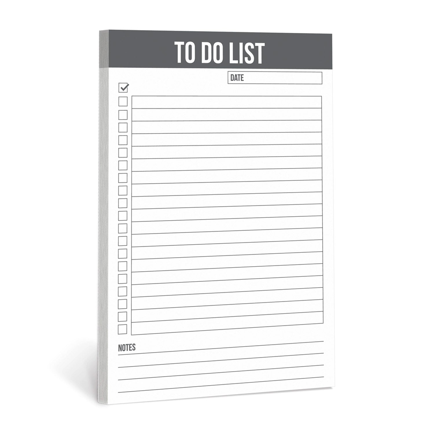 To Do List Magnetic Notepad 5.5 x 8.5 - Grey (50 Sheets) – Jot & Mark